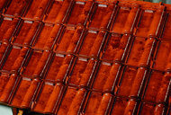 TERREAL TUILES GAMME RENAISSANCE AMARANTE GLACE